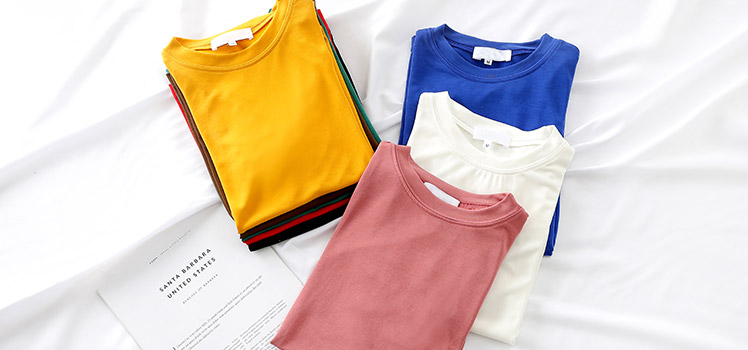 盐田夏季T恤衫定做要选对材质